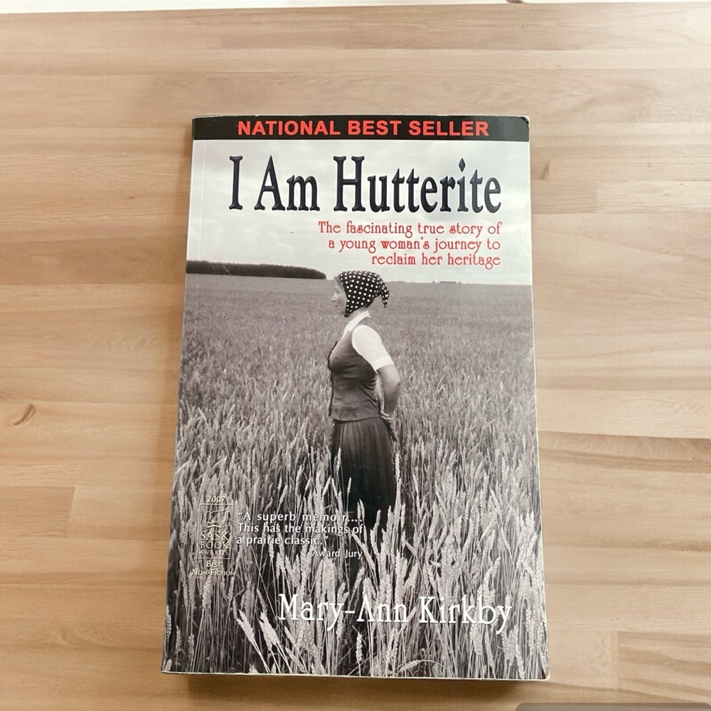 I Am Hutterite Book True Story Young Woman's Journey to Reclaim Heritage Canada